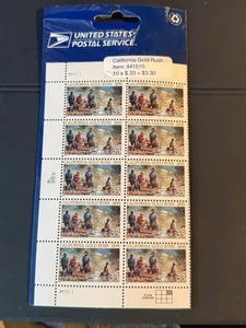 US Stamps Mint Sheet California Gold Rush Sealed - Picture 1 of 1