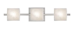 Besa Lighting 3WS-7873GL-LED-SN Paolo Bathroom Vanity Light Satin Nickel - Picture 1 of 2