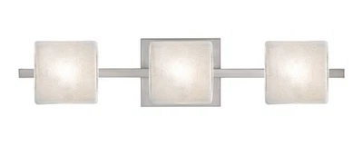 Besa Lighting 3WS-7873GL-LED-SN Paolo Bathroom Vanity Light Satin Nickel - Image 1 of 2