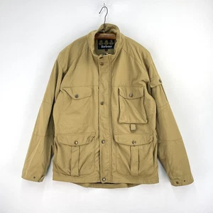 Barbour Sporting Traveller Bush Jacket Mens Large Brown Military Utility Hunting - Picture 1 of 23