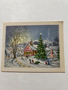 VTG Christmas Greeting Card - Picture 1 of 3