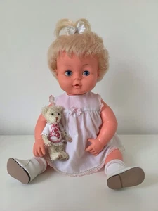 VINTAGE 1970s PALITOY TINY TEARS BABY DOLL 16" - Picture 1 of 8