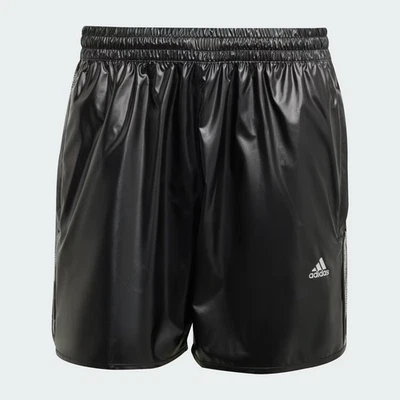 Pantalones Cortos Adidas Originales Para Hombre Negro Corte Imitación Cuero Detalles Panal S M L Foto 1 de 4