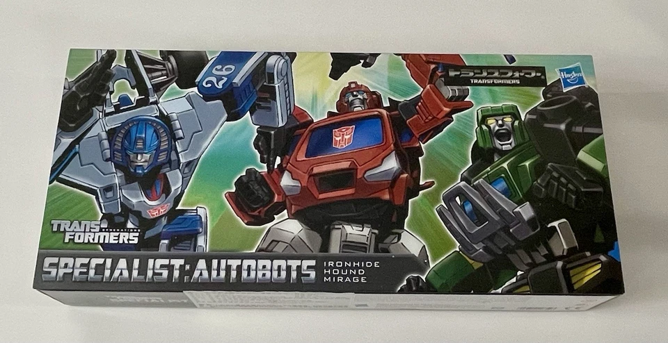 100 Takara Transformers Henkei Asia Autobot Specialists Ironhide Hound Mirage