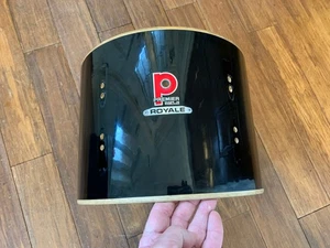 Vintage Premier Drums Parts - Royale 12" x 9" Drum Shell & Badge 1982 - Project - Picture 1 of 8