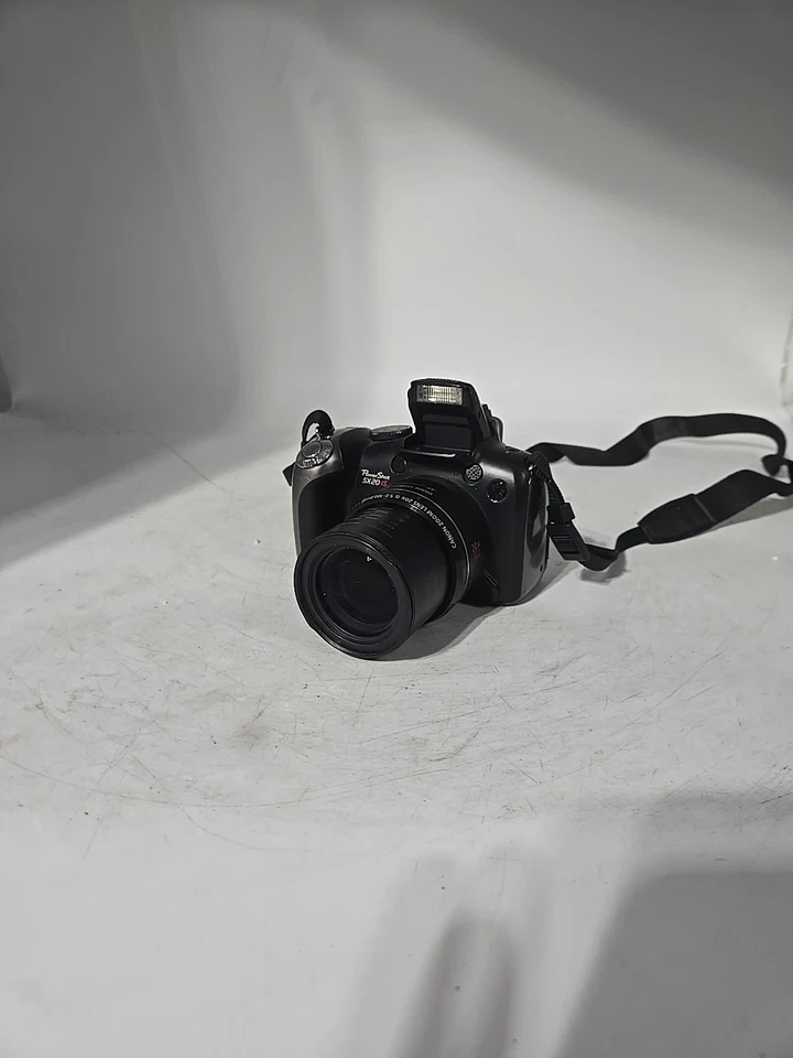 Цифровая камера Canon PowerShot SX20 IS 12,1 Мп черная протестирована рабочая бесплатная доставка - Изображение 1 из 4