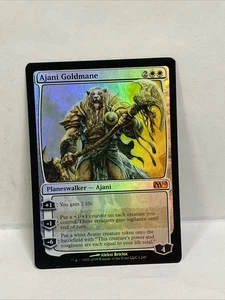 MTG: 1/249 Ajani Goldmane - Foil -M10 NM Collezione Estate - Foto 1 di 4