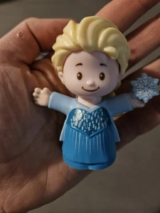 Little People Elsa Disney Frozen Plastic 2019 Mattel Toy Princess Winter Ice - Imagen 1 de 6
