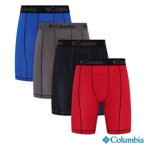 Paquete de 4 calzoncillos boxer Columbia para hombre en rojo, mediano - Imagen 1 de 8
