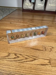 Vintage Dept 56 Tiny Trimmings Mini Glass Ornaments Nuts Acorns Pinecones Rare! - Picture 1 of 6