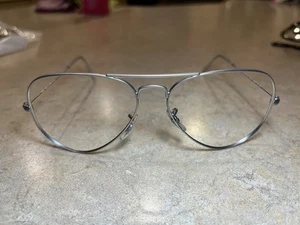 Ray Ban RB 3025 Aviator Silver Gray Sunglasses 58-14-135 FRAME ONLY - Picture 1 of 6