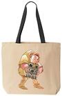 Hunchback of Notre Dame Crying Quasimodo Holding Cathedral Canvas Tote Bag