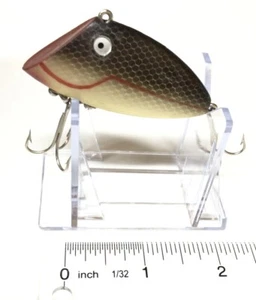 Swimming Minnow Fishing Lure Black Scale #M30 - Picture 1 of 3