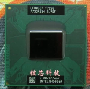 Intel Core 2 Duo T7200 2.0GHz SL9SF 4MB LGA775 CPU | Used Tested Laptop - Picture 1 of 1