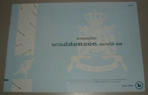 Stroomatlas Waddenzee Westelijk Deel Seekarten Ijsselmeer 1: 250000 Editie 1984! - Bild 1 von 4