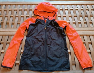 * Puma Sport Track Jacket Size 152 12 Y. Excellent Orange/Black Gym Hood - Picture 1 of 12