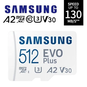512GB EVO Plus Micro SD Card Memory Card C10 V30 TF Card For Phone Camera UAV - Zdjęcie 1 z 5