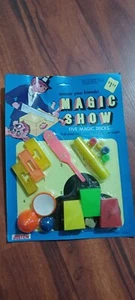 vintage nos magic show #2 five tricks mint on card fast free shipping 1980's - Picture 1 of 2