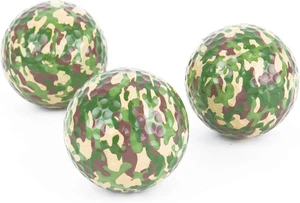 Camo Golf Balls 3-Pack Novelty Golfing Camouflage Funny Golfers Humorous Fun ... - Picture 1 of 1