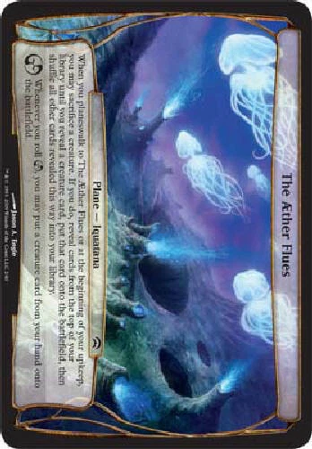 THE AETHER FLUES (OVERSIZE) Planechase MTG Magic the Gathering Cards DJMagic - Image 1 of 1