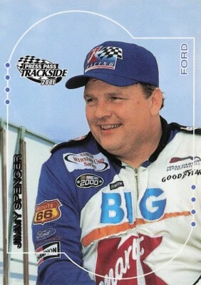 2001 Press Pass NASCAR Racing Trackside #28 Jimmy Spencer - Image 1 of 3