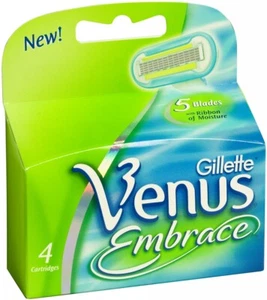 NEW Gillette Venus Embrace Blades 4 Pack - Picture 1 of 1