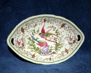 Victoria of Austria Vintage 'Birds of Paradise' Marquis Plate 30cm(12")x20cm(8") - Picture 1 of 3