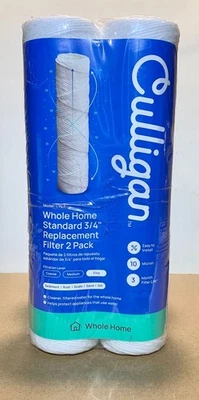 3 - 2 Pack (6) CULLIGAN Whole Home Standard FINE 3/4" Filter 10 Micron -- NEW - Image 1 of 4
