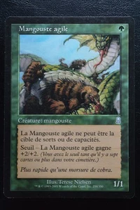 Magic The Gathering MTG NIMBLE MONGOOSE FRENCH Odyssey LP Lightly Played - Bild 1 von 2