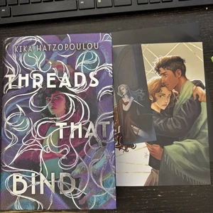Threads That Bind Fairyloot Exclusive Signed Edition Kika Hatzopoulou Free Ship - Picture 1 of 8