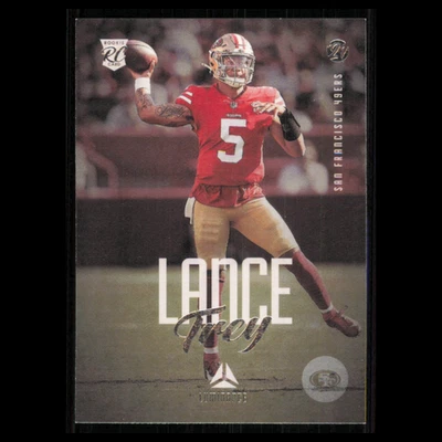 Trey Lance Rookie #204 2021 Panini Chronicles Luminance San Francisco 49ers Card - Image 1 of 3
