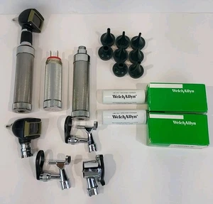 Welch Allyn lot Ophthalmoscope Otoscope Heads, Attachments *Untested Lot* - Picture 1 of 15