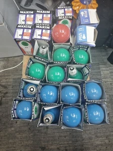 25w and 15 w Coloured GLS Light Bulbs BC (B22) and ES (E27) mixed .job lot - Picture 1 of 1