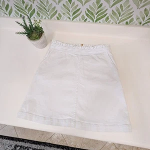 Magnolia weiß Denim Draper James Minirock 10 - Bild 1 von 6