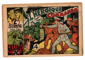 2e BUREAU CONTRE GESTAPO 4. L'héroïque commando. EPM 1950. Récit complet. - Picture 1 of 1
