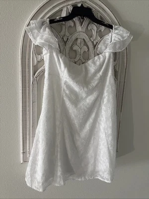 NEW- Wild Fable White Floral Dress Size XL - Image 1 of 4