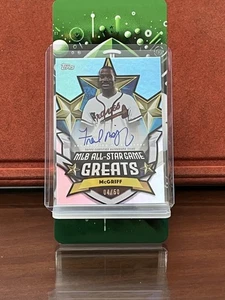 FRED MCGRIFF 2025 Topps All Star Game Mega Box ASG Greats Auto Rainbow Foil /50 - Picture 1 of 2