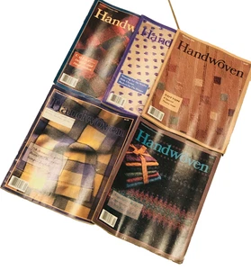Vintage 1993 Handwoven Magazine Lot Complete Weaving Loom Fiber Arts Designs - Picture 1 of 7