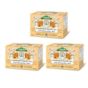 Tadin Chamomile Honey Tea. Improves Sleep Quality. 24 Bags. 0.84 oz. Pack of 3 - Picture 1 of 6