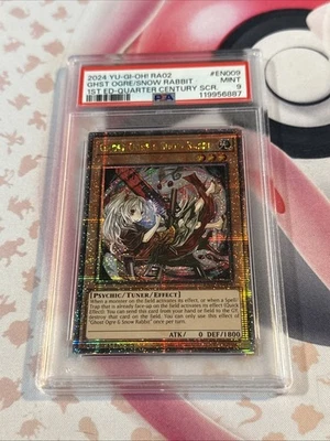 Ghost Ogre & Snow Rabbit (Alt. Art) - RA02-EN009 Quarter Century Secret PSA 9 - Image 1 of 4