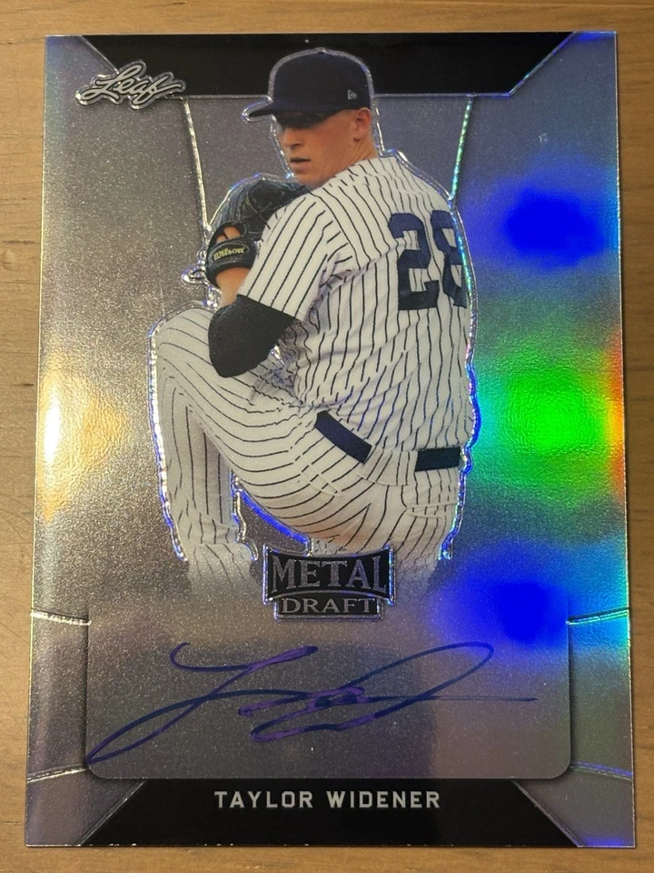Taylor Widener Leaf Metal Draft Autograph Card BA-TW1 2018 - Image 1 of 2