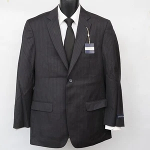 Chaqueta Joseph & Feiss Carbón Oscuro Lana Múltiples Rayas Lana 2 Butes Para Hombre Talla 40 R - Imagen 1 de 11