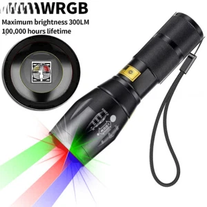 4 Color in 1 Flash Light Green Red Blue White Multi-Color RGBW Led  for Fishing - Picture 1 of 10