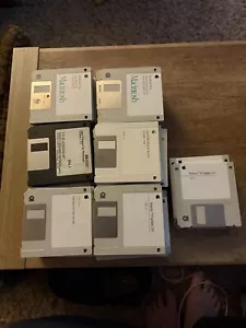 133 Apple Macintosh System And Utility Disks Network Tools System 7.5 Untested - Picture 1 of 18