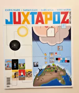 JUXTAPOZ #172 2015 Magazine CHRIS WARE Dabs Myla Sarah Cain Hiro Murai ART - Picture 1 of 5