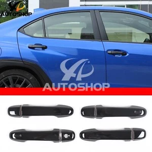 Glossy Black For Subaru WRX 2022-2023 Sedan Side Smart Door Handle Accessories - Picture 1 of 12
