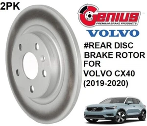 🔥🔥Rear Brake Rotors + Pads for 2019 2020 2021 Volvo XC40✳️✳️ - Picture 1 of 6
