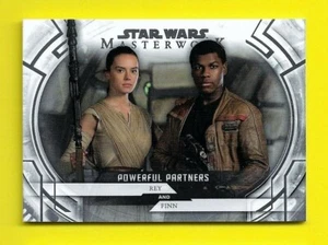 2018 Topps Star Wars Masterwork Powerful Partners PP-7 Rey & Finn - Picture 1 of 1