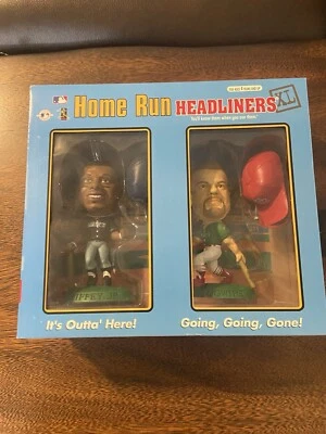 1998 MLB Home Run Headliners XL  Ken Griffey Jr & Mark McGwire Figures Sealed - Image 1 of 4