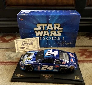 Nuovo con scatola Jeff Gordon #24 Chevrolet Star Wars episodio 1 Revell 1:18 LE Nascar con certificato di autenticità - Foto 1 di 6